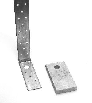 Zuganker und Betonflachstahlanker